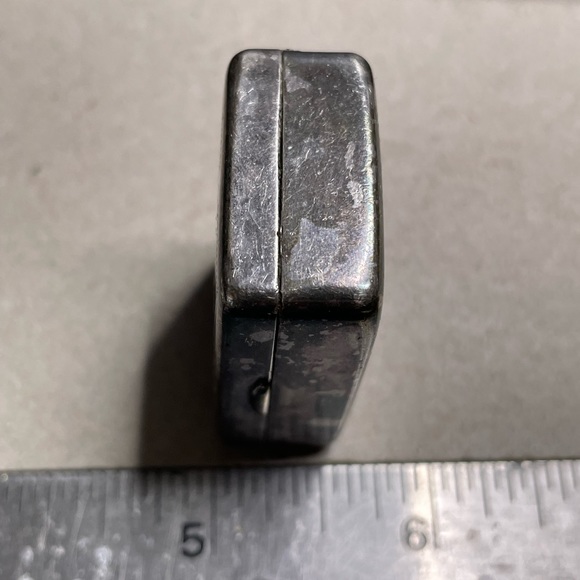 Antique Sterling Pill Box Scroll Center Early 1900’s. - Picture 10 of 11